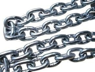 DIN763 بریتانیا استاندارد زنجیره ای با مقاومت بالا زنجیره فولاد گالوانیزه